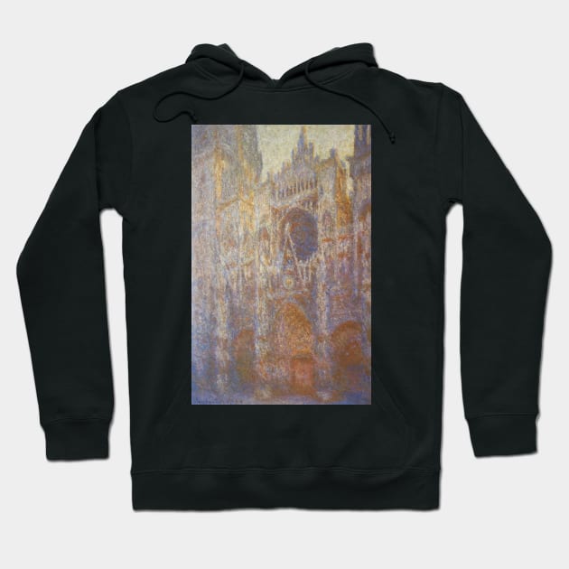 Rouen Cathedral by Claude Monet Hoodie by MasterpieceCafe